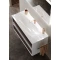 Комплект мебели белый глянец/крафт темный 100 см Clarberg Evolution EV0110CD + Pap.10.04.WG + GEN0210 - 4