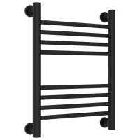 Полотенцесушитель водяной 500x400 перемычка выгнутая черный матовый Сунержа Богема+ 31-0221-5040