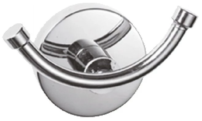 Крючок Haiba HB1705-2 двойной, для ванны, хром