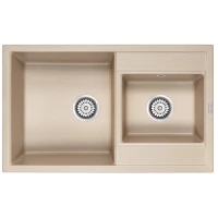Кухонная мойка Paulmark Tandem песочный PM238250-QU