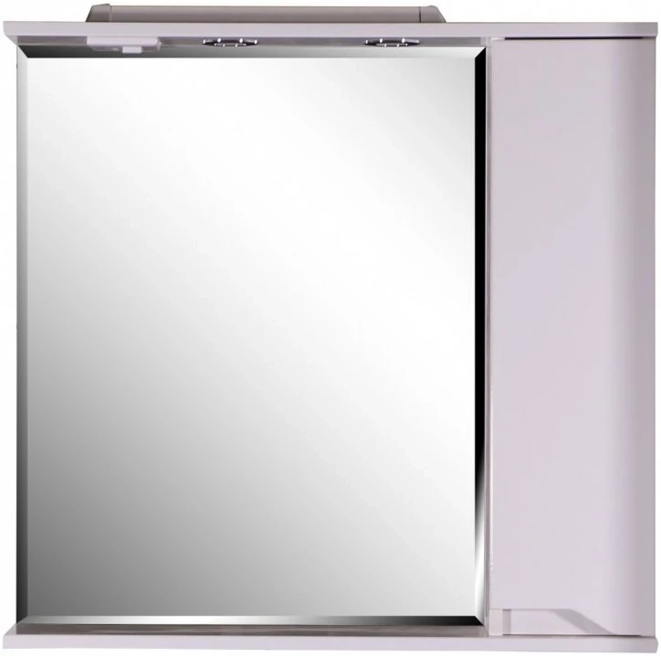 Зеркальный шкаф 80x75 см белый R ASB-Mebel Бари 9601 - фото 1