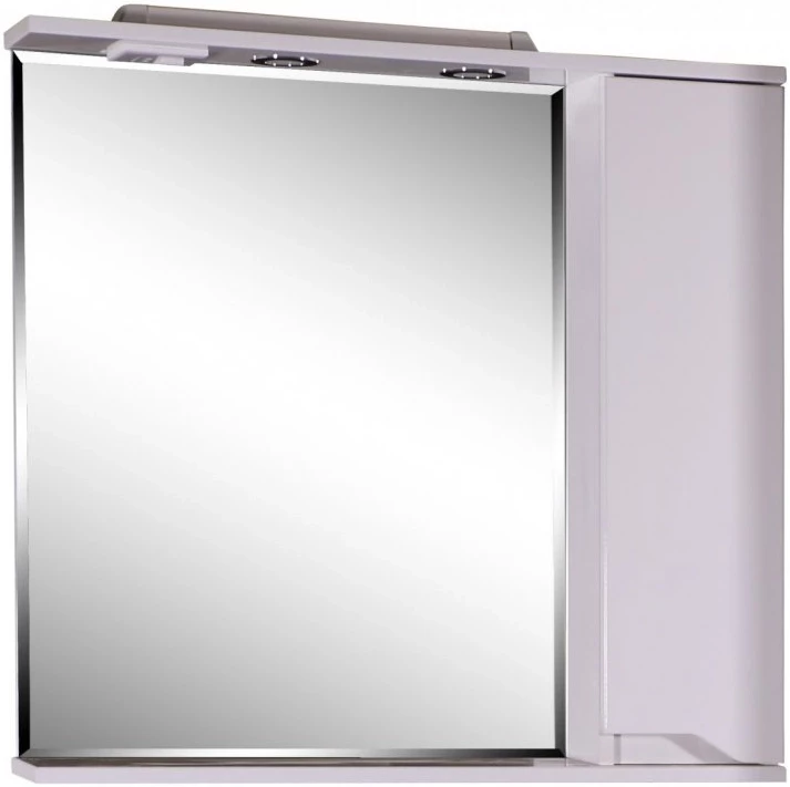 Зеркальный шкаф 80x75 см белый R ASB-Mebel Бари 9601 - фото 2