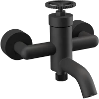 Смеситель для ванны Remer Chrono CH05NO черный матовый