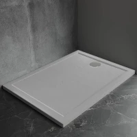 Душевой поддон Veconi Pietra PT-G-12090-RU 120x90 см, из литьевого мрамора, прямоугольный, серый