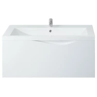 Тумба белый глянец 99,6 см 1Marka Этюд У51045