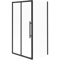 Душевой уголок Esbano Flex ESF-128PS-B ESOGF128PSB 120x80 см, профиль черный матовый, стекло прозрачное