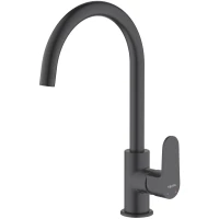 Смеситель для кухни Aquatek Оберон AQ1282MB черный матовый