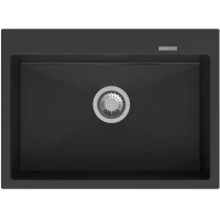 Кухонная мойка PEZARO PZG.680.510-10.COSMOS 68x51 см, черный металлик