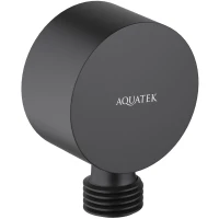 Подключение для душевого шланга Aquatek AQ2457MB черный матовый