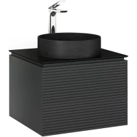 Тумба антрацит 59 см Jorno Stone Stn.01.60/P/A/JR