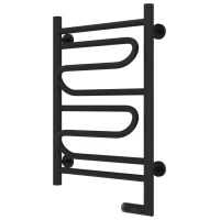 Полотенцесушитель электрический 600x400 черный матовый МЭМ правый Сунержа Элегия 2.0 31-5219-6040