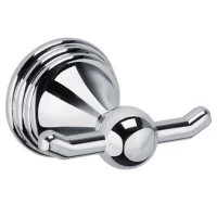 Крючок Grampus Laguna GR-7805 двойной, для ванны, хром