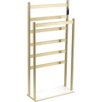 Полотенцесушитель электрический Wonzon & Woghand Essen WW-A407-BG 958x475, напольный, МЭМ правый, золотой матовый