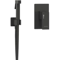 Гигиенический душ WasserKRAFT Abens A02041 со смесителем, черный матовый