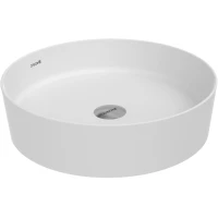 Раковина-чаша Creavit Loop LP145-00MB00E-0000 45x45 см, накладная, белый матовый