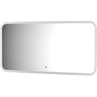 Зеркало Defesto Lume DF 3815RH 100x50 см, с LED-подсветкой, сенсорным выключателем, диммером
