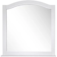 Зеркало 91,2x95 см белый серебряная патина ASB-Woodline Модерн 11231 БС