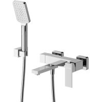 Смеситель для ванны Cezares Slider SLIDER-VD-01 с душевым гарнитуром, хром