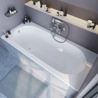 Ванна из литьевого мрамора Marmo Bagno Лучия MB-L180-80 180x80 см, белый