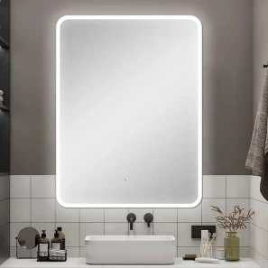 Изображение товара зеркало cerutti spa мадера ct9578 60x80 см, с led-подсветкой, сенсорным выключателем, диммером