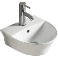 Раковина CeramaLux 78370C 55x43 см, подвесная, белый