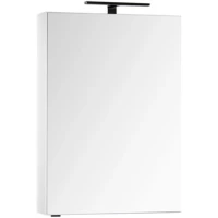 Зеркальный шкаф 60x85 см белый Aquanet Алвита 00183994