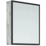 Изображение товара зеркальный шкаф 70x70 см антик/черный corozo айрон sd-00000280