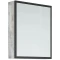 Зеркальный шкаф 70x70 см антик/черный Corozo Айрон SD-00000280 - 1
