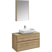 Комплект мебели дуб эльвезия 99 см Акватон Либерти 1A279601LYC70 + 1A281103LYC70 + 1A73313KLK010 + 1A279302LYC70