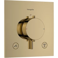 Термостат для ванны Hansgrohe Ecostat Comfort E 33711990 встраиваемый, золотой