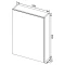 Зеркальный шкаф 59,6x85 см белый Aquanet Эвора 00184304 - 3