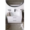 Комплект мебели белый глянец 75,5 см Aqwella 5 Stars Accent ACC0175W + Mal.75.04.D + RM0208BLK - 2