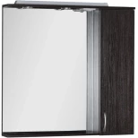 Изображение товара зеркальный шкаф 90x87 см с подсветкой венге aquanet донна 00169179