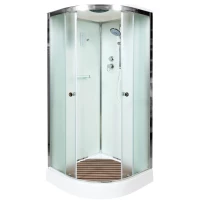 Душевая кабина 100x100x220 см Deto D01SEL матовое