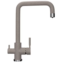 Смеситель для кухни с подключением к фильтру Ulgran песочный U-019-302
