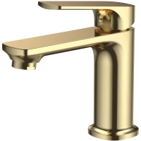 Смеситель для раковины Splenka S30.10.03 золотой матовый