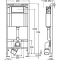 Комплект подвесной унитаз Serel Smart SM25SL + система инсталляции Viega 727550 - 6