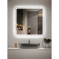 Зеркало Vincea VLM-3VC8008 80x80 см, с LED-подсветкой, сенсорным выключателем, диммером