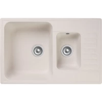 Кухонная мойка GranFest Quarz 21К 73,7x48 см, белый