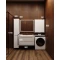 Шкаф двустворчатый 60x80 см белый матовый Style Line Бергамо СС-00002357 - 3