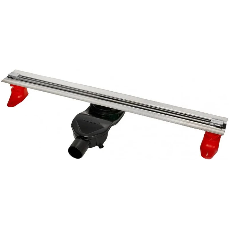 Душевой трап (лоток) Berges Super Slim 090154 80 см, с решеткой, щелевой, матовый хром Душевой трап (лоток) Berges Super Slim 090154 80 см, с решеткой, щелевой, матовый хром