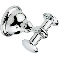 Крючок Webert Armony AM500401015 двойной, для ванны, хром