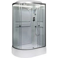 Душевая кабина 120x80x215 см Deto L520RLED прозрачное