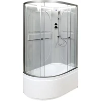 Душевая кабина 120x80x200 см Deto L620RNLED прозрачное