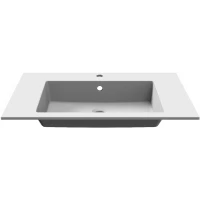 Раковина Uperwood Megan 45481000002 80x48 см, накладная, белый матовый