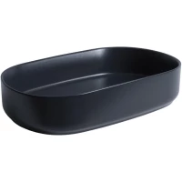 Раковина-чаша Allen Brau Fantasy 4.11022.31 55x36 см, накладная, черный матовый
