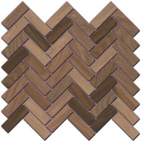 Мозаика Kerama Marazzi Селект Вуд бежевый темный 33x33 SG194\002