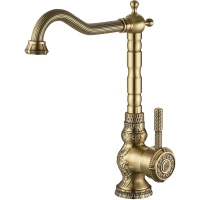 Смеситель для кухни Zorg Antic A 305K-BR бронза