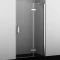 Душевая дверь распашная 120 см прозрачное стекло WasserKRAFT ALLER 10H05R - 1