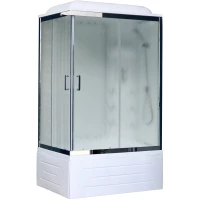 Душевая кабина 100x80x217 см Royal Bath RB8100BP3-WC-CH-R матовое